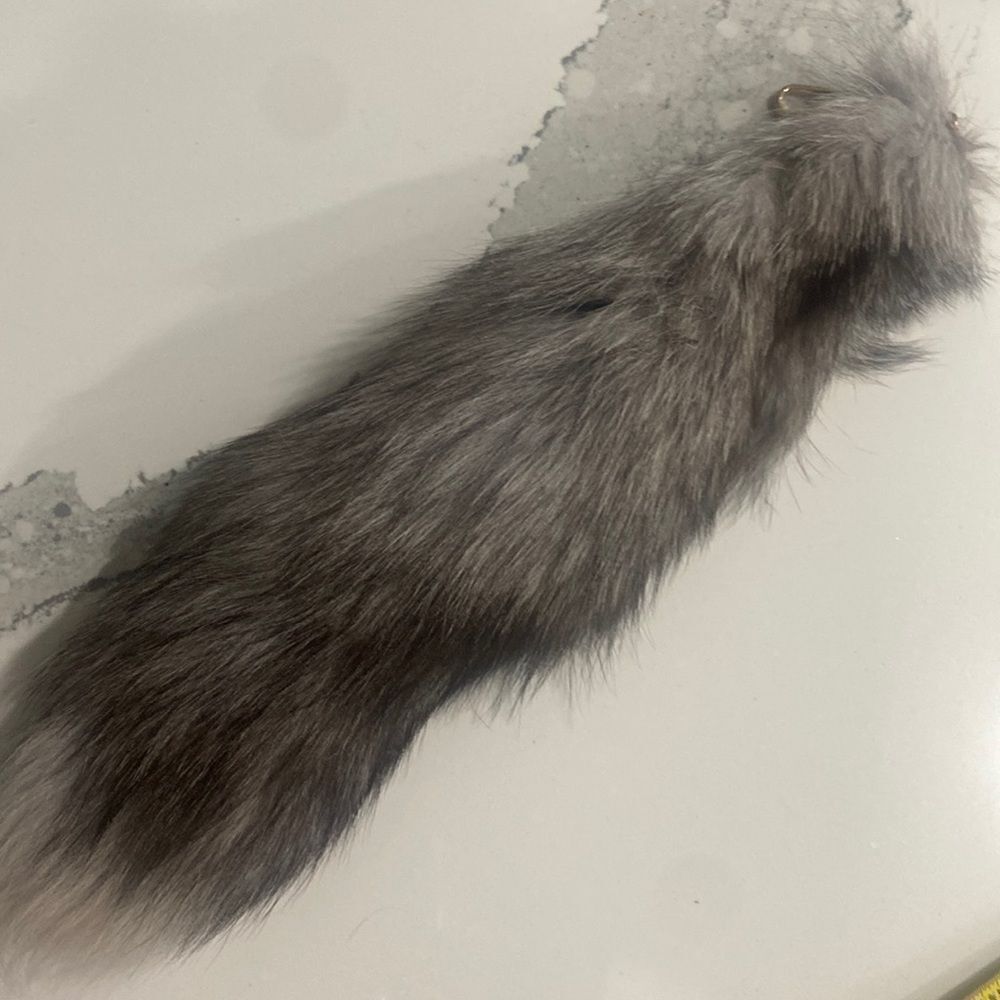 Fox Tail Keychain